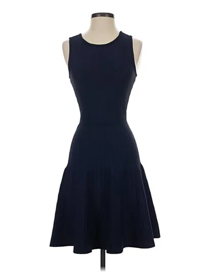Pre-owned Pink Tartan Casual Dress In Blue