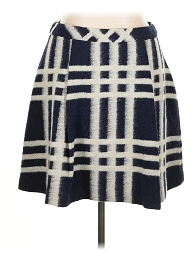 Pre-owned Pink Tartan Casual Skirt In Blue