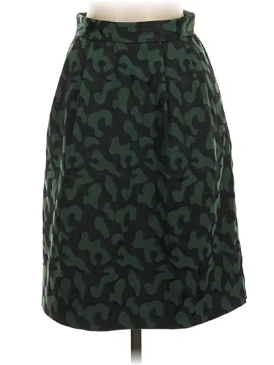 Pre-owned Pink Tartan Casual Skirt In Green