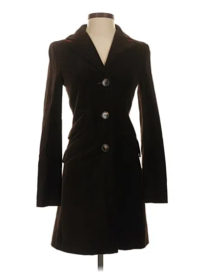 Pre-owned Pink Tartan Coat In Black