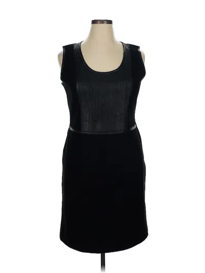 Pre-owned Pink Tartan Cocktail Dress In Black
