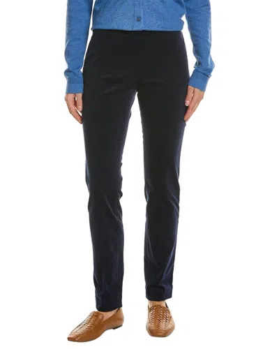 Pink Tartan Corduroy Pant In Blue