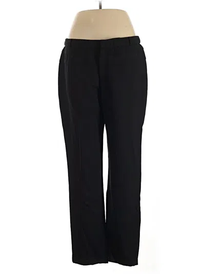 Pre-owned Pink Tartan Dress Pants In Black