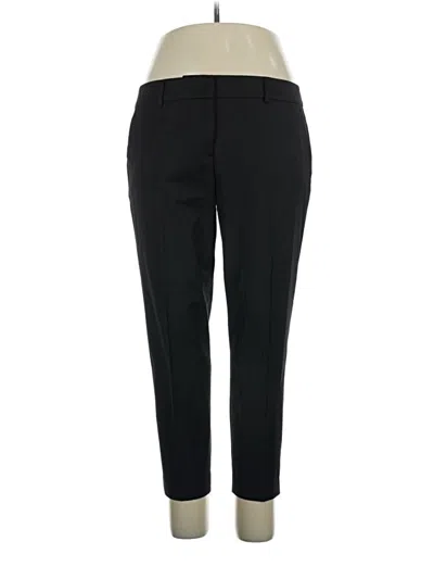 Pre-owned Pink Tartan Dress Pants In Black