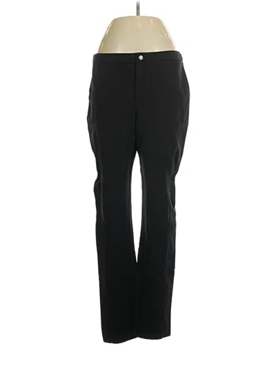 Pre-owned Pink Tartan Dress Pants In Black