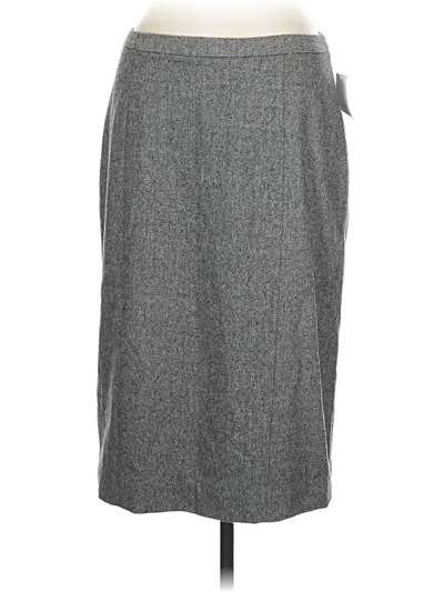 Pre-owned Pink Tartan Formal Skirt In Gray