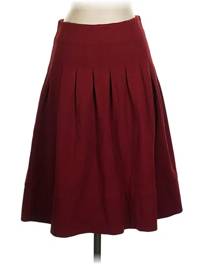Pre-owned Pink Tartan Formal Skirt In Red