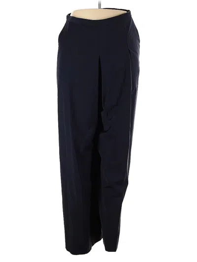 Pre-owned Pink Tartan Wool Pants In Blue