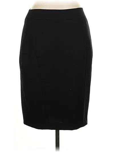 Pre-owned Pink Tartan Wool Skirt In Black