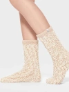 Pink Ugg® Cozy Chenille Socks In Neutral