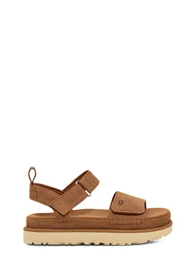 Pink Ugg® Goldenstar Strap Sandals In Brown