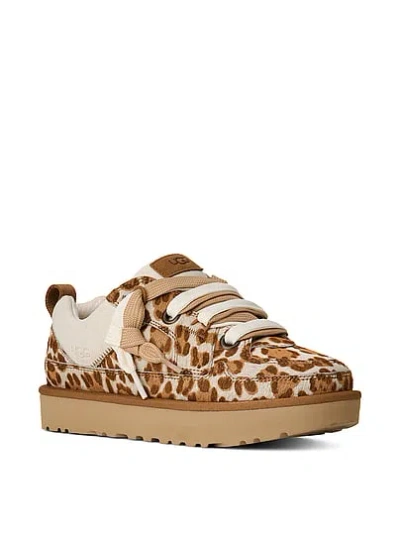 Pink Ugg® Lo Lowmel Plains Sneakers In Animal Print