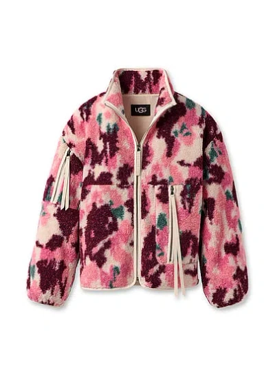 Pink Ugg® Marlene Splatter Jacket In Multi