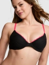 Pink Wear Everywhere Everywhere™ Lightly Lined Full Coverage T-shirt Bra In Black