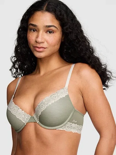 Pink Wear Everywhere Everywhere™ Push-up Bra In Green