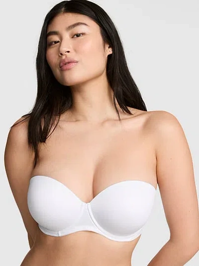 Pink Wear Everywhere Everywhere™ Push-up Strapless Bra In White