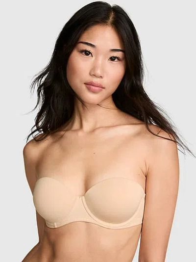 Pink Wear Everywhere Everywhere™ Push-up Strapless Bra In Brown