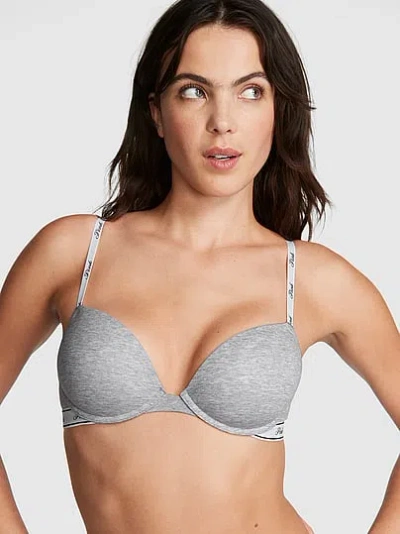 Pink Wear Everywhere Everywhere™ Super Push-up Bra In Gray