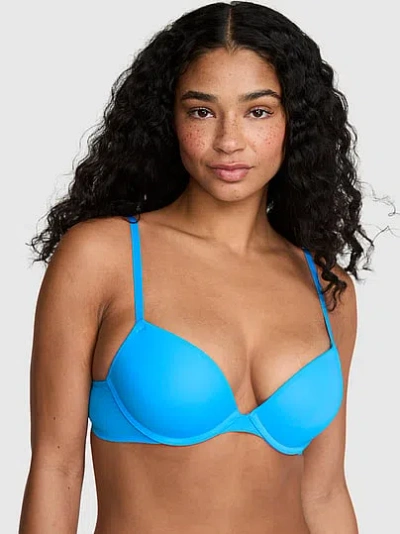 Pink Wear Everywhere Everywhere™ Super Push-up Bra In Blue