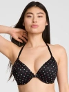 Pink Wear Everywhere Front-close Lightly Lined Full Coverage T-shirt Bra In Black