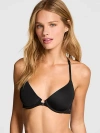 Pink Wear Everywhere Front-close Lightly Lined Full Coverage T-shirt Bra In Black
