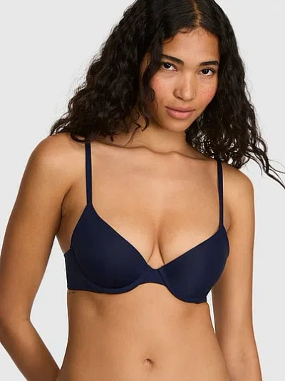 Pink Wear Everywhere Lightly Lined Demi Bra In Blue