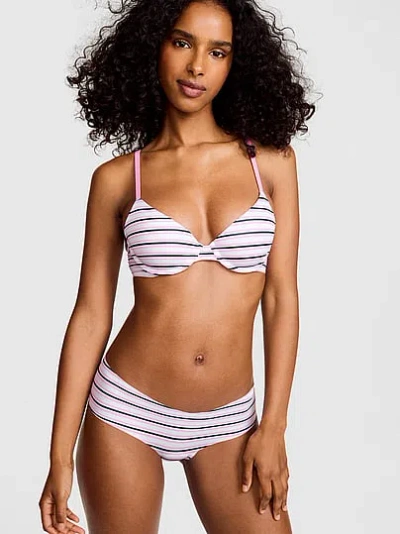 Pink Wear Everywhere Lightly Lined Demi Bra In White