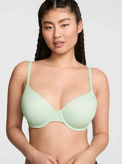 Pink Wear Everywhere Lightly Lined Full Coverage T-shirt Bra In Green