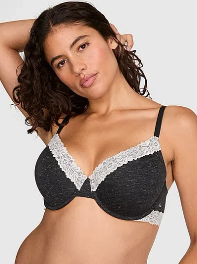 Pink Wear Everywhere™ Lightly Lined Full Coverage T-shirt Bra In Black
