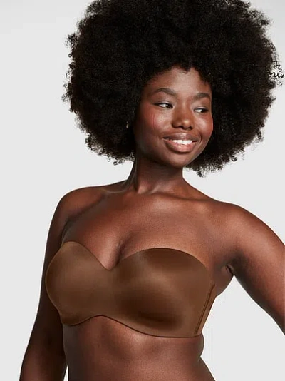 Pink Wear Everywhere Lightly Lined Strapless Bra In Brown