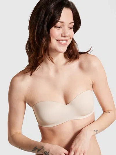 Pink Wear Everywhere Lightly Lined Strapless Bra In Neutral