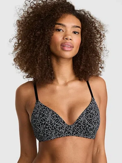 Pink Wear Everywhere™ Lightly Lined Wireless Bra In Animal Print