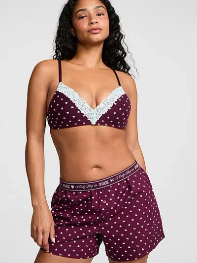 Pink Wear Everywhere™ Lightly Lined Wireless Bra In Animal Print