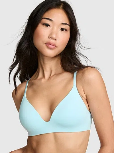 Pink Wear Everywhere™ Lightly Lined Wireless Bra In Blue
