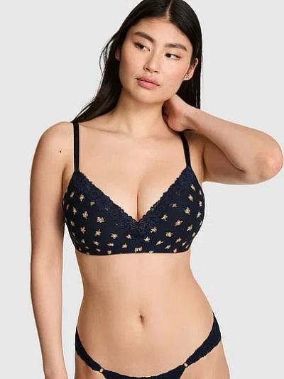 Pink Wear Everywhere™ Lightly Lined Wireless Bra In Animal Print