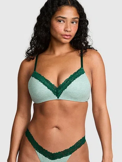 Pink Wear Everywhere™ Lightly Lined Wireless Bra In Green