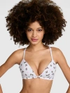 Pink Wear Everywhere Lightly Lined Wireless Triangle Bra In Multi