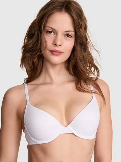 Pink Wear Everywhere Push-up Bra In White