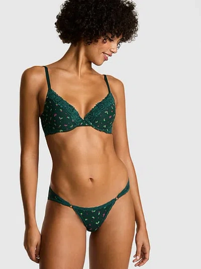 Pink Wear Everywhere Push-up Bra In Green