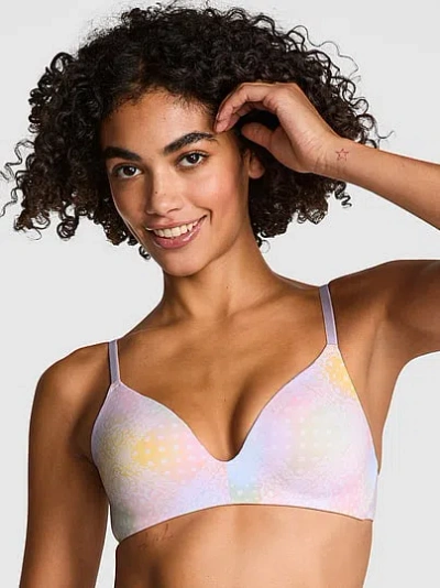 Pink Wear Everywhere Push-up Wireless Bra In