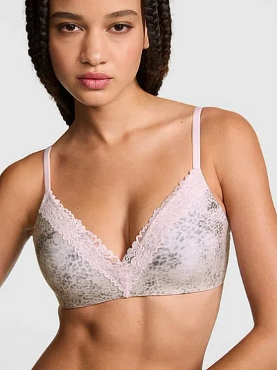 Pink Wear Everywhere Push-up Wireless Bra In Purple
