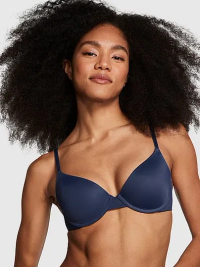 Pink Wear Everywhere Push-up Bra In Blue