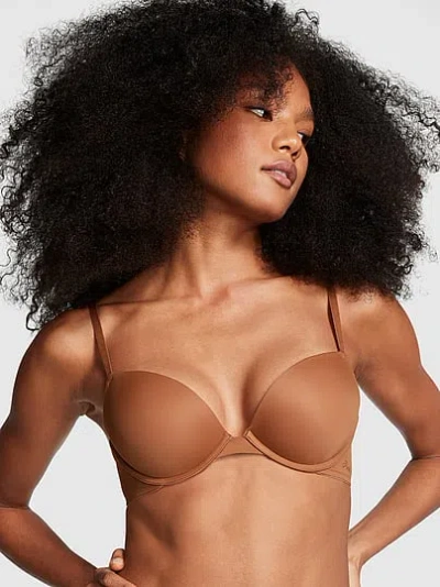 Pink Wear Everywhere Super Push-up Bra In Brown