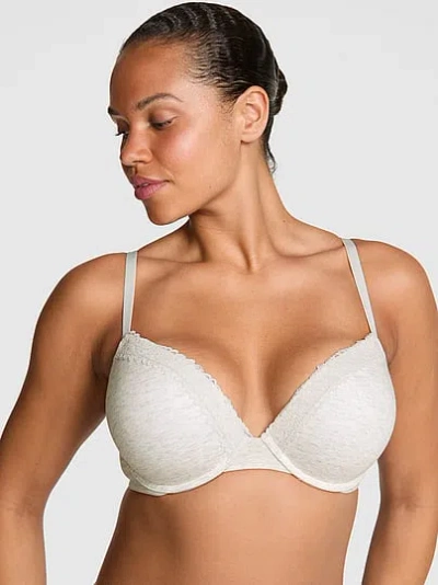 Pink Wear Everywhere Super Push-up Bra In White