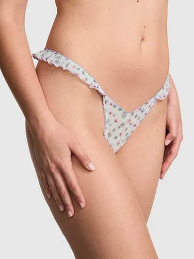 Pink Wink™ Flutter Thong Panty In Gray