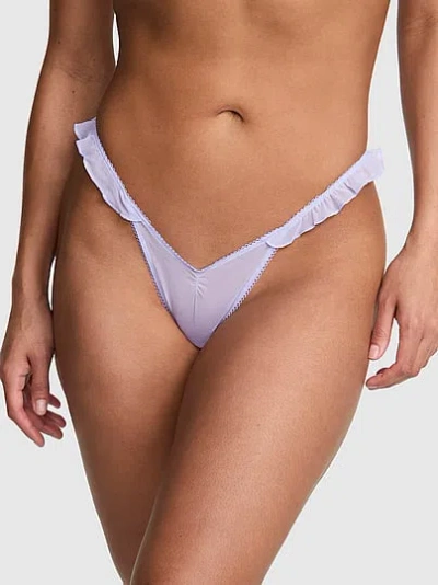 Pink Wink™ Flutter Thong Panty In White