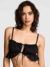 Pink Wink Grw ™ Flutter Bralette In Black