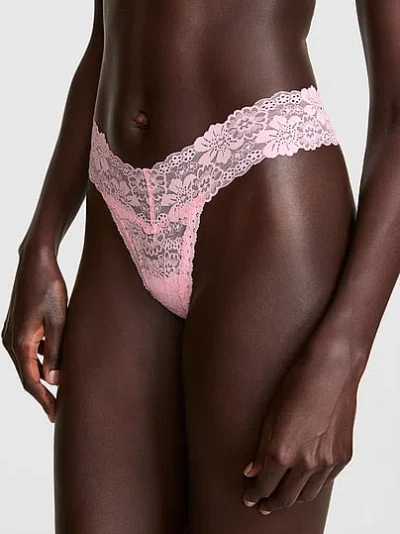Pink Wink™ Lace Thong Panty In