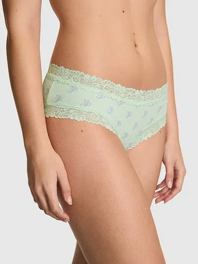 Pink Wink™ Lace-trim Cheeky Panty In Green