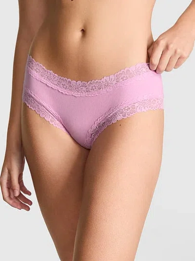 Pink Wink™ Lace-trim Cheeky Panty In Purple